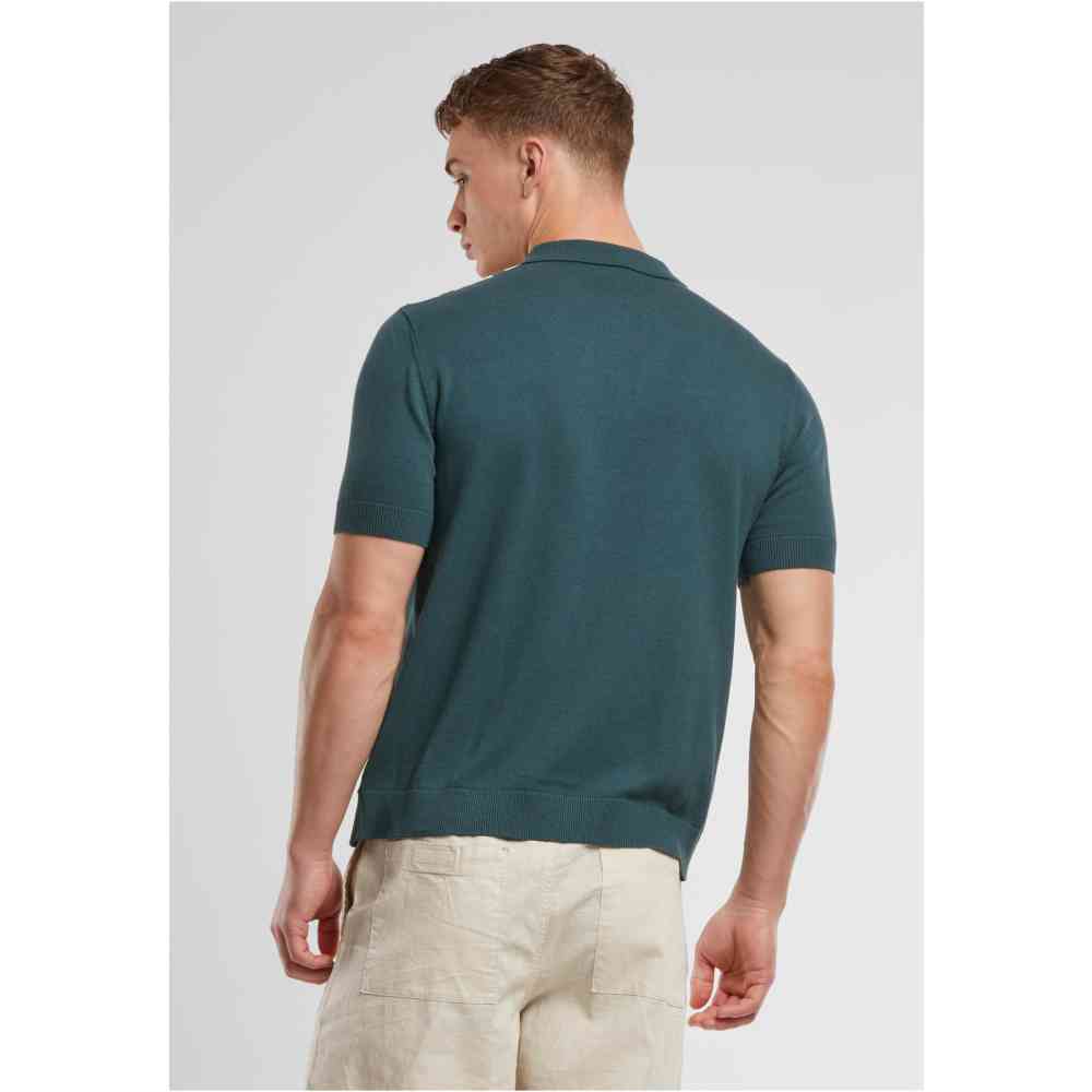 Urban Classics - Knit Retro Bluse - GrÃ¼n/Creme